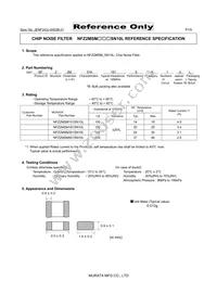 NFZ2MSM601SN10L Datasheet Cover
