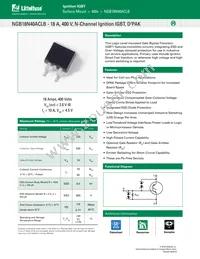 NGB18N40ACLBT4G Datasheet Cover