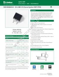 NGD18N40ACLBT4G Datasheet Cover