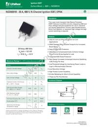 NGD8201BNT4G Datasheet Cover