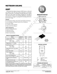 NGTB20N120LWG Cover