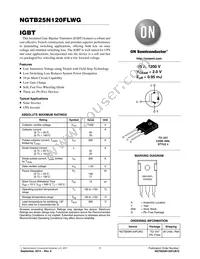 NGTB25N120FLWG Datasheet Cover