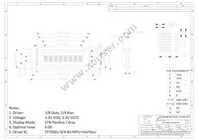 NHD-0108CZ-RN-GBW-33V Datasheet Page 3