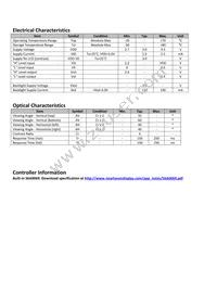 NHD-0108FZ-FL-YBW-3V-C1 Datasheet Page 5