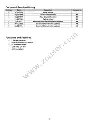 NHD-0108FZ-RN-YBW Datasheet Page 2