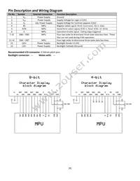 NHD-0116AZ-FL-GBW Datasheet Page 4