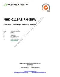 NHD-0116AZ-RN-GBW Cover