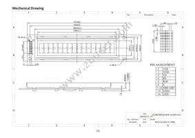 NHD-0116GZ-FL-YBW Datasheet Page 3