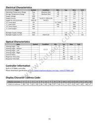 NHD-0116GZ-FL-YBW Datasheet Page 5