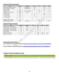 NHD-0116GZ-FSA-FBW Datasheet Page 5