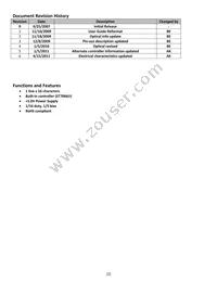 NHD-0116GZ-FSB-FBW Datasheet Page 2