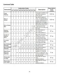 NHD-0116GZ-FSB-FBW Datasheet Page 6