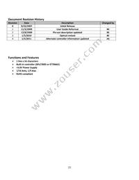 NHD-0116GZ-FSB-GBW Datasheet Page 2