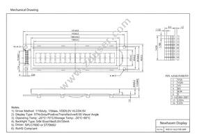 NHD-0116GZ-FSB-GBW Datasheet Page 3