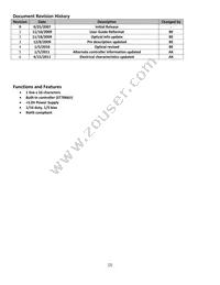 NHD-0116GZ-FSW-FBW Datasheet Page 2