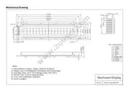 NHD-0116GZ-NSB-FBW Datasheet Page 3