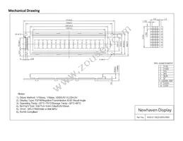 NHD-0116GZ-NSPG-FBW Datasheet Page 3