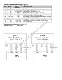 NHD-0116GZ-NSPG-FBW Datasheet Page 4