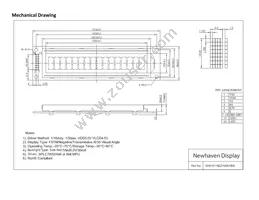 NHD-0116GZ-NSR-FBW Datasheet Page 3