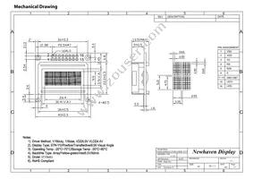 NHD-0208AZ-FSW-GBW-3V3 Datasheet Page 3