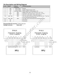 NHD-0208AZ-RN-YBW-3V Datasheet Page 4