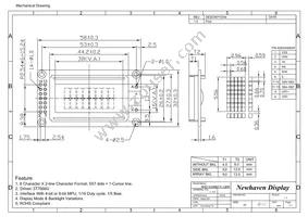 NHD-0208BZ-FL-GBW Datasheet Page 3