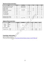 NHD-0208BZ-FL-YBW Datasheet Page 5