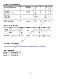NHD-0208BZ-FSW-GBW-33V3 Datasheet Page 5