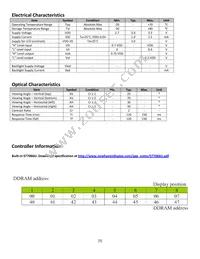 NHD-0208BZ-RN-YBW-3V Datasheet Page 5