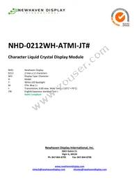 NHD-0212WH-ATMI-JT# Datasheet Cover