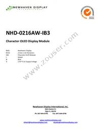 NHD-0216AW-IB3 Cover