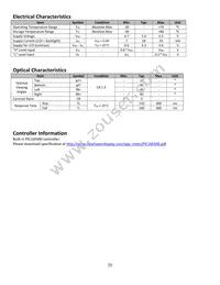 NHD-0216B3Z-FL-GBW-V3 Datasheet Page 5