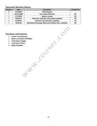 NHD-0216BZ-FL-YBW Datasheet Page 2