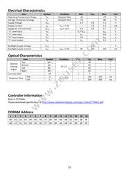 NHD-0216BZ-FL-YBW Datasheet Page 5