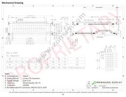 NHD-0216CW-AY3 Datasheet Page 3