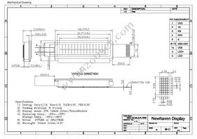 NHD-0216CZ-FL-YBW Datasheet Page 3
