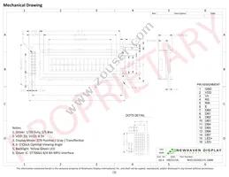 NHD-0216EZ-FL-GBW Datasheet Page 3
