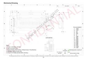 NHD-0216EZ-FL-YBW Datasheet Page 3