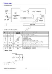 NHD-0216HZ-FL-GBW Datasheet Page 3