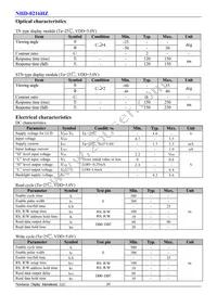 NHD-0216HZ-FL-YBW Datasheet Page 4