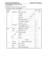 NHD-0216HZ-FSW-FBW-3V3C Datasheet Page 15