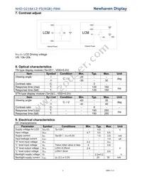 NHD-0216K1Z-FS(RGB)-FBW Datasheet Page 6