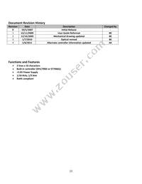 NHD-0216K1Z-FSA-GBW-L Datasheet Page 2