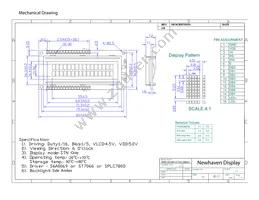 NHD-0216K1Z-FSA-GBW-L Datasheet Page 3