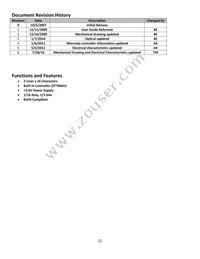 NHD-0216K1Z-FSB-FBW-L Datasheet Page 2