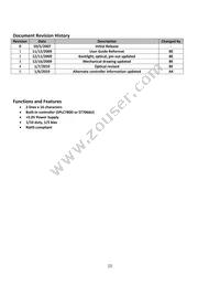NHD-0216K1Z-FSO-GBW-L Datasheet Page 2
