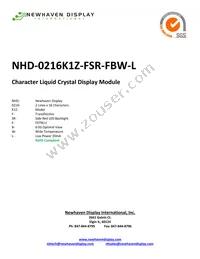 NHD-0216K1Z-FSR-FBW-L Cover