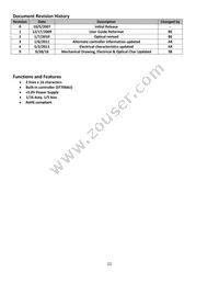 NHD-0216K1Z-FSW-FTW-FB1 Datasheet Page 2