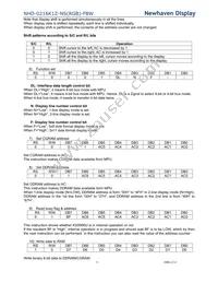 NHD-0216K1Z-NS(RGB)-FBW Datasheet Page 11