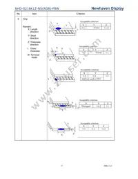 NHD-0216K1Z-NS(RGB)-FBW Datasheet Page 17